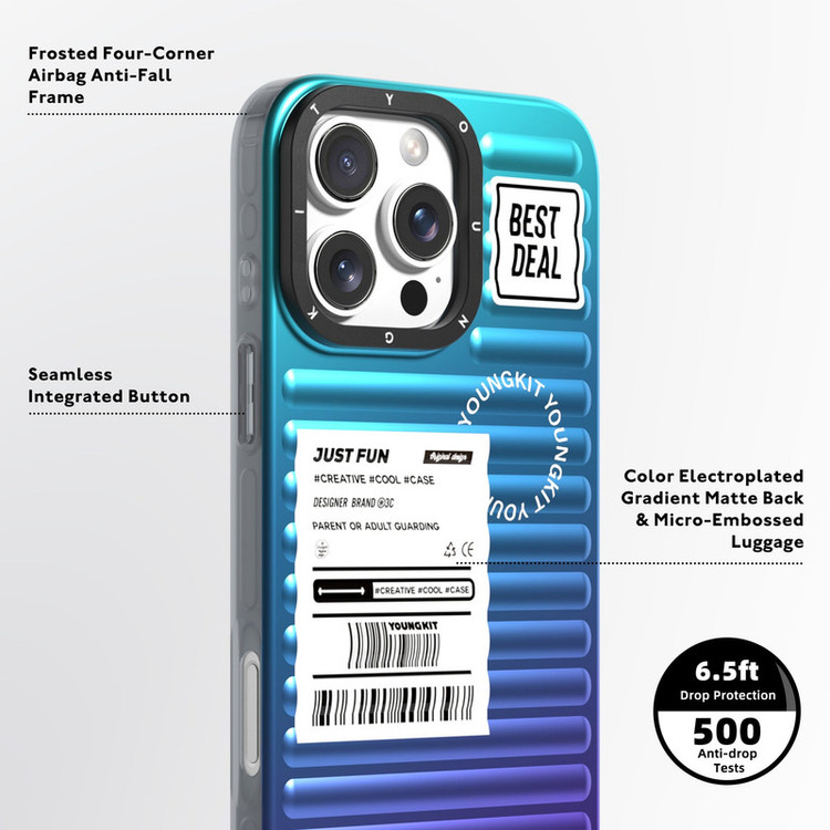 کاور یانگ کیت مدل Blue Fantasy مناسب برای گوشی موبایل اپل IPHONE 16 Pro