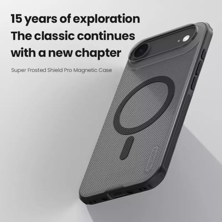 کاور نیلکین مدل Super Frosted Shield Pro Magnetic MagSafe مناسب برای گوشی موبایل اپل iPhone 17 Air
