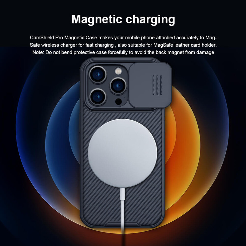 کاور نیلکین مدل CamShield Pro Magnetic مناسب برای گوشی موبایل اپل IPhone 14 Pro