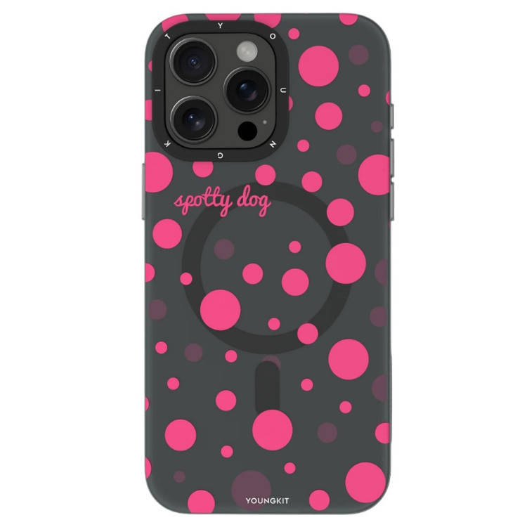 کاور یانگ کیت مدل Colorful Polka Dots مناسب برای گوشی موبایل اپل Iphone 15 Pro