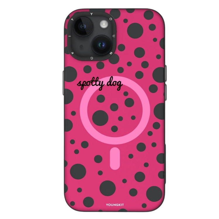 کاور یانگ کیت مدل Colorful Polka Dots مناسب برای گوشی موبایل اپل Iphone 15 Pro