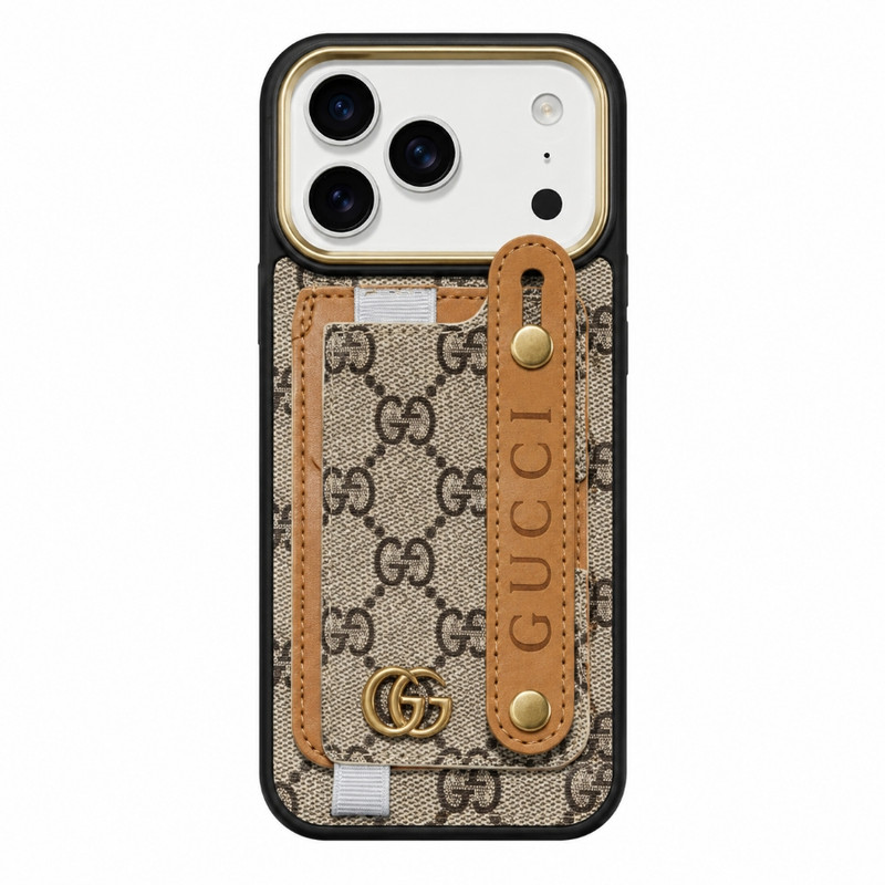 کاور «گوچی» (Gucci) مدل «LuxePocket» مناسب برای گوشی موبایل اپل «آیفون 16 پرو مکس» (iPhone 16 Pro maxs)