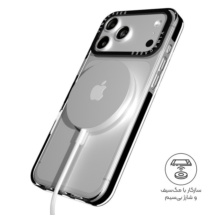 کاور مگسیف شفاف مدل842 ویناکیسز مناسب برای گوشی موبایل اپل iphone 17 pro max