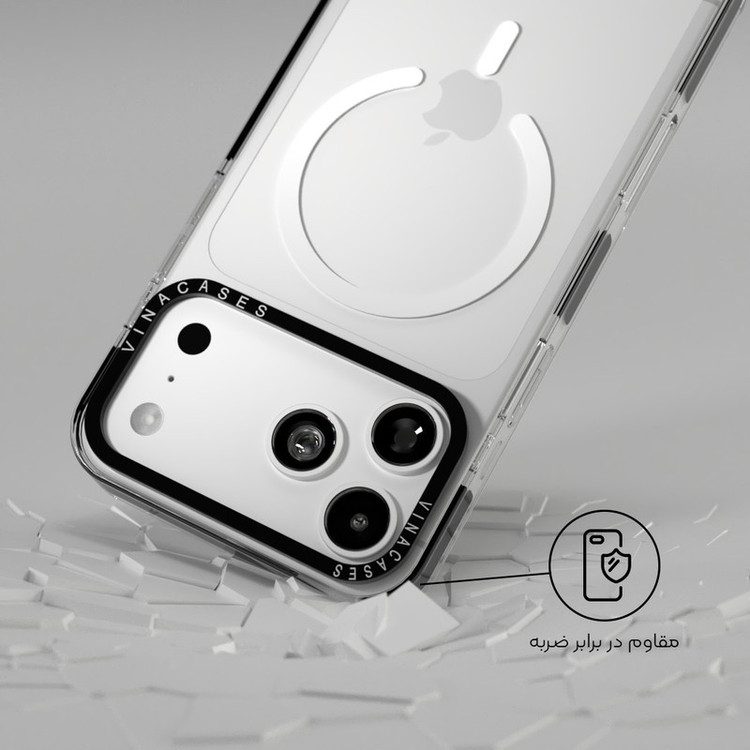 کاور مگسیف شفاف مدل842 ویناکیسز مناسب برای گوشی موبایل اپل iphone 17 pro max