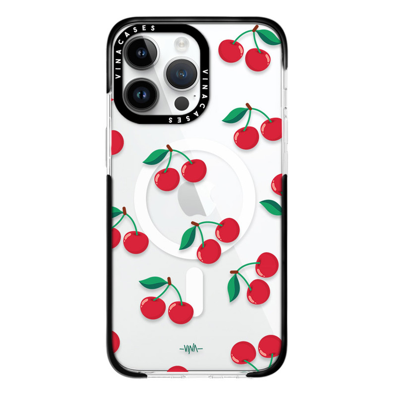 کاور ویناکیسز مدل  Sweet Cherry MagSafe مناسب برای گوشی موبایل اپل iphone 15 pro max