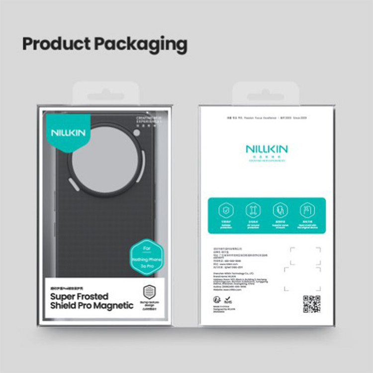 کاور نیلکین مدل Super Frosted Shield Pro Magnetic مناسب برای گوشی موبایل ناتینگ Nothing Phone 3a Pro
