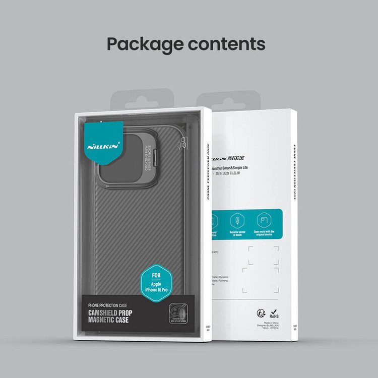 کاور نیلکین مدل Camshield Prop Magnetic Frame version مناسب برای گوشی موبایل اپل iPhone 16 Pro