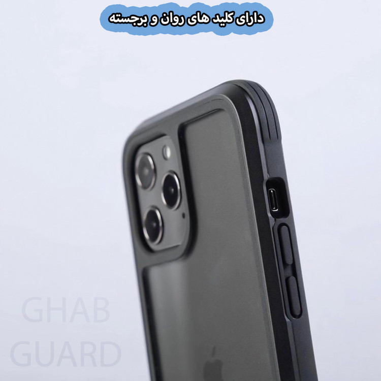 کاور قاب گارد مدل KZDOG مناسب برای گوشی موبایل اپل iPhone 13 Pro