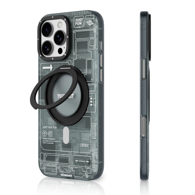 کاور یانگ کیت مدل Futuristic 360° مناسب برای گوشی موبایل اپل iphone 15promax