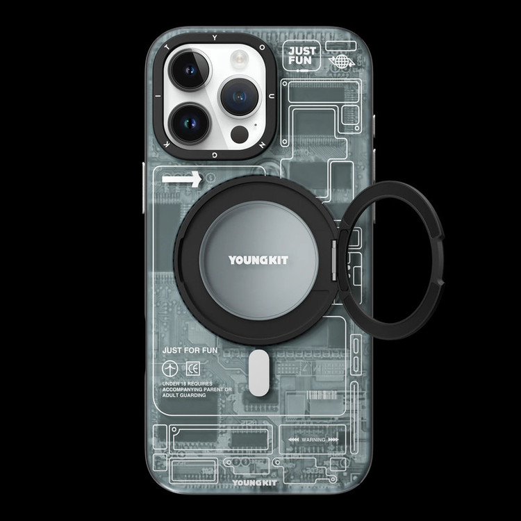 کاور یانگ کیت مدل Futuristic 360° مناسب برای گوشی موبایل اپل iphone 15promax
