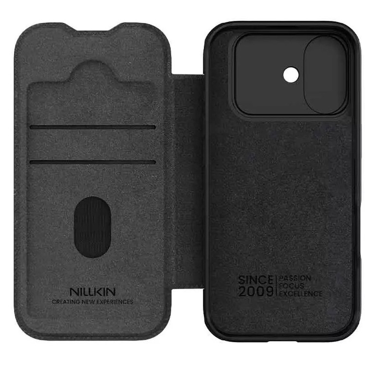 کیف کلاسوری نیلکین مدل Qin Pro Leather مناسب برای گوشی موبایل اپل iPhone 17