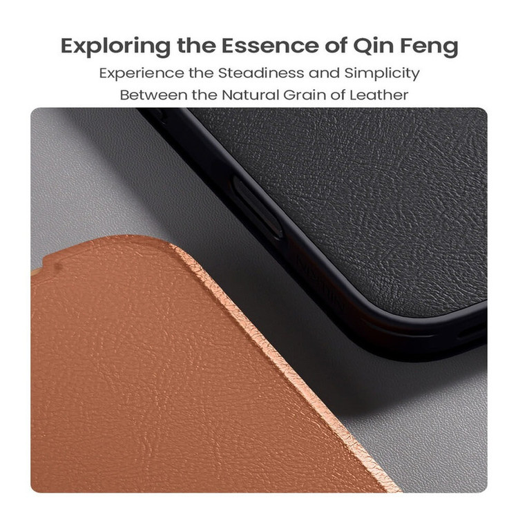 کیف کلاسوری نیلکین مدل Qin Pro Leather مناسب برای گوشی موبایل اپل iPhone 17