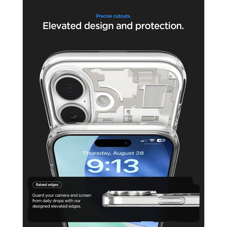 کاور اسپیگن مدل Ultra Hybrid Zero One (MagFit) مناسب برای گوشی موبایل اپل iPhone 17