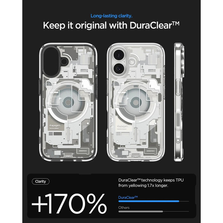 کاور اسپیگن مدل Ultra Hybrid Zero One (MagFit) مناسب برای گوشی موبایل اپل iPhone 17