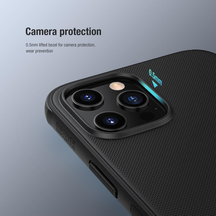 کاور نیلکین مدل Frosted Shield Pro Magnetic-12promax مناسب برای گوشی موبایل اپل iPhone 12 Pro Max