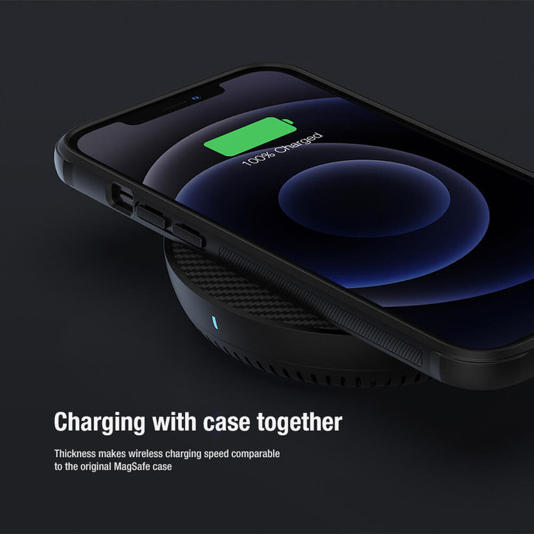 کاور نیلکین مدل Frosted Shield Pro Magnetic-12promax مناسب برای گوشی موبایل اپل iPhone 12 Pro Max