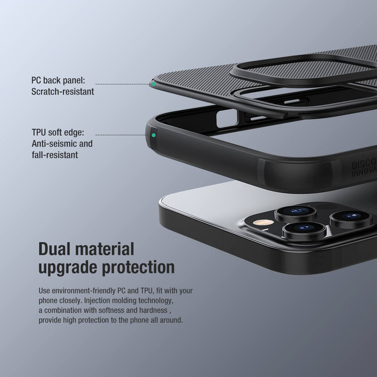 کاور نیلکین مدل Frosted Shield Pro Magnetic-12promax مناسب برای گوشی موبایل اپل iPhone 12 Pro Max