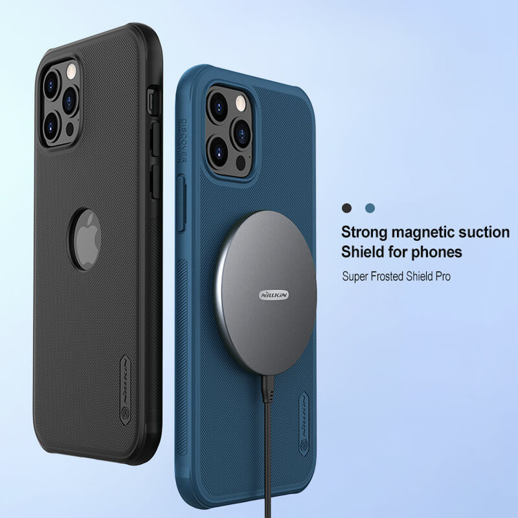 کاور نیلکین مدل Frosted Shield Pro Magnetic-12promax مناسب برای گوشی موبایل اپل iPhone 12 Pro Max