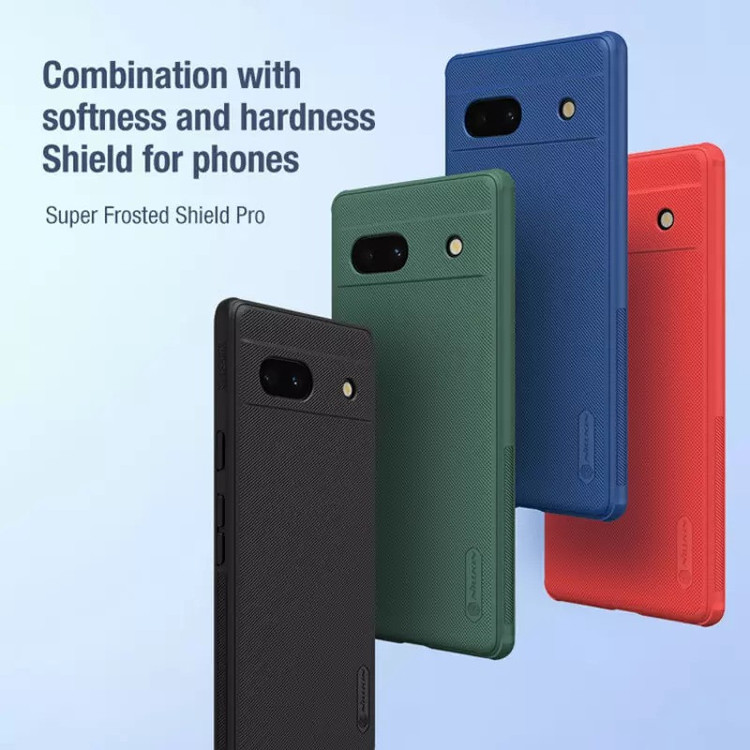 کاور نیلکین مدل Super Frosted Shield Pro مناسب برای گوشی موبایل گوگل Pixel 7A