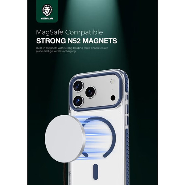 کاور گرین لاین مدل Prestige Magsafe مناسب برای گوشی موبایل اپل Iphone 17 Pro Max