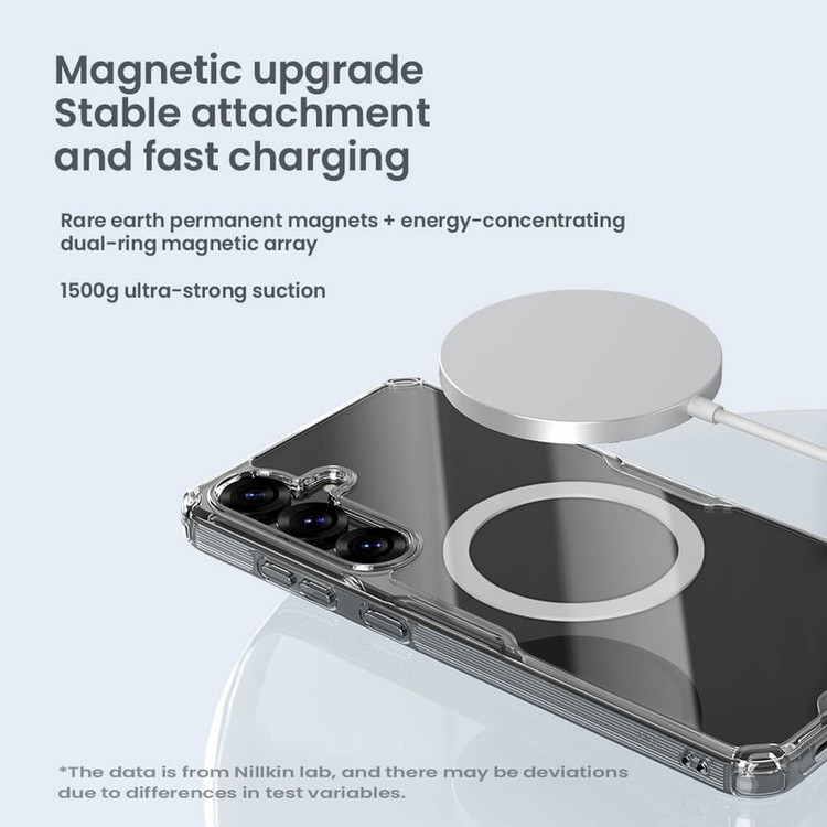 کاور نیلکین مدل Nature TPU Pro Magnetic مناسب برای گوشی موبایل سامسونگ Galaxy S25