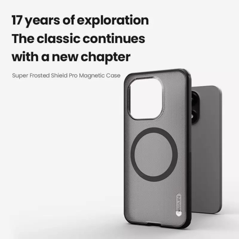 کاور نیلکین مدل Frosted Shield Pro Transparent Magnetic مناسب برای گوشی موبایل شیائومی 15T