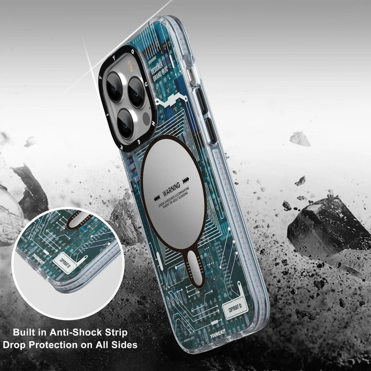 کاور یانگ کیت مدل Futuristic Circuit Magsafe مناسب برای گوشی موبایل اپل iphone 13 pro max