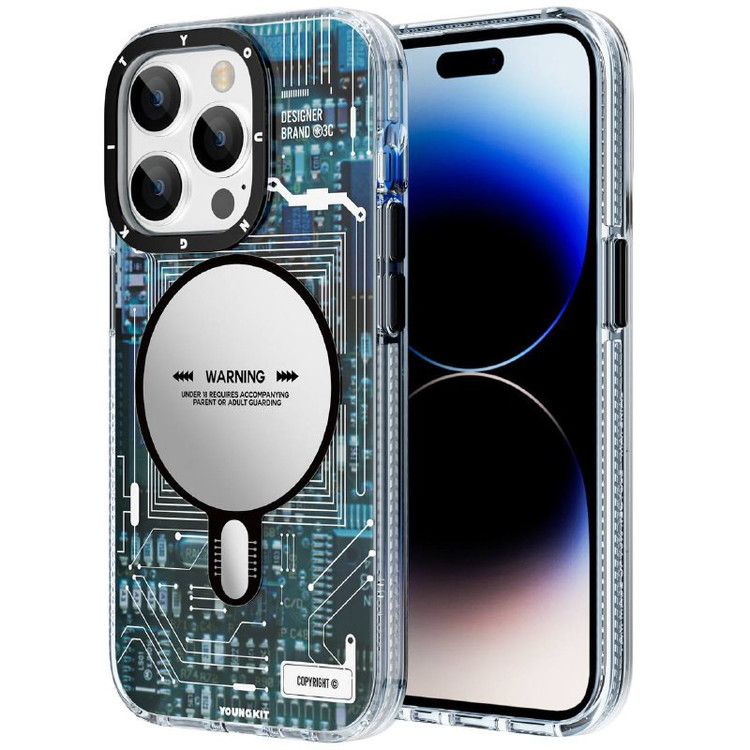 کاور یانگ کیت مدل Futuristic Circuit Magsafe مناسب برای گوشی موبایل اپل iphone 13 pro max
