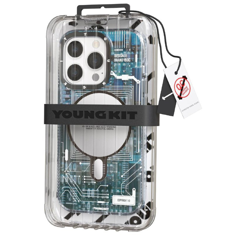 کاور یانگ کیت مدل Futuristic Circuit Magsafe مناسب برای گوشی موبایل اپل iphone 13 pro max