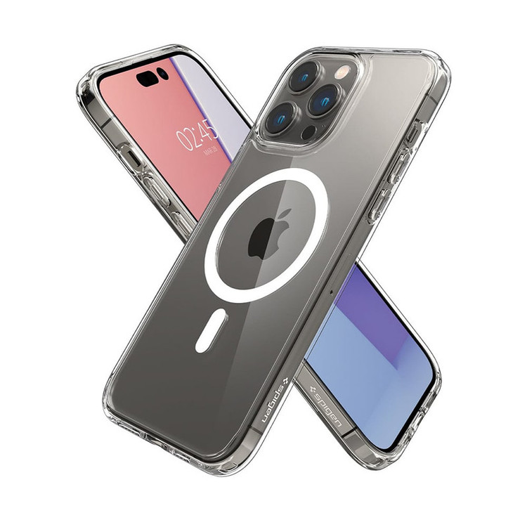 کاور اسپیگن مدل Crystal Hybrid Mag مناسب برای گوشی موبایل اپل iPhone 14 Pro Max