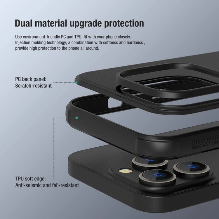 کاور نیلکین مدل Super Frosted Shield Pro Magnetic مناسب برای گوشی موبایل اپل iPhone 14 Pro