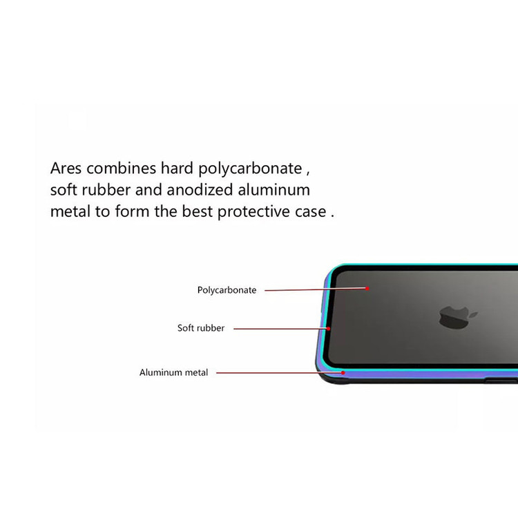 کاور کی-زد دو مدل Ares مناسب برای گوشی موبایل اپل iPhone 15 Pro/14 Pro