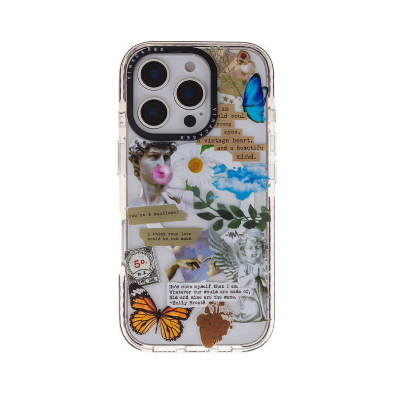 کاور ویناکیسز مدل Vintage collage MagSafe مناسب برای گوشی موبایل اپل iphone 16 pro