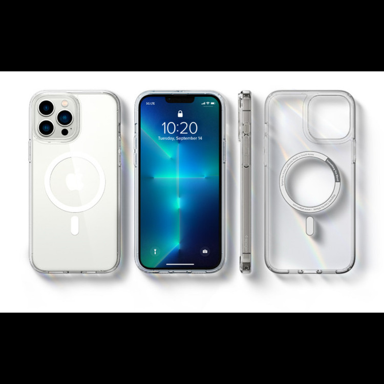 کاور اسپیگن مدل ultra hiybrid magsafe مناسب برای گوشی موبایل اپل iphone 16 pro