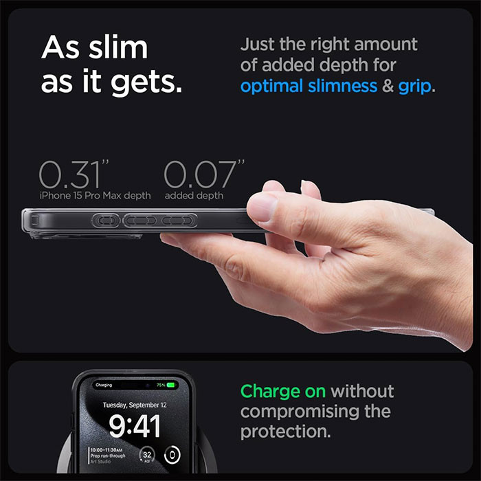 کاور مدل Ultra Hybrid Zero One مناسب برای گوشی موبایل اپل iphone 15 pro max