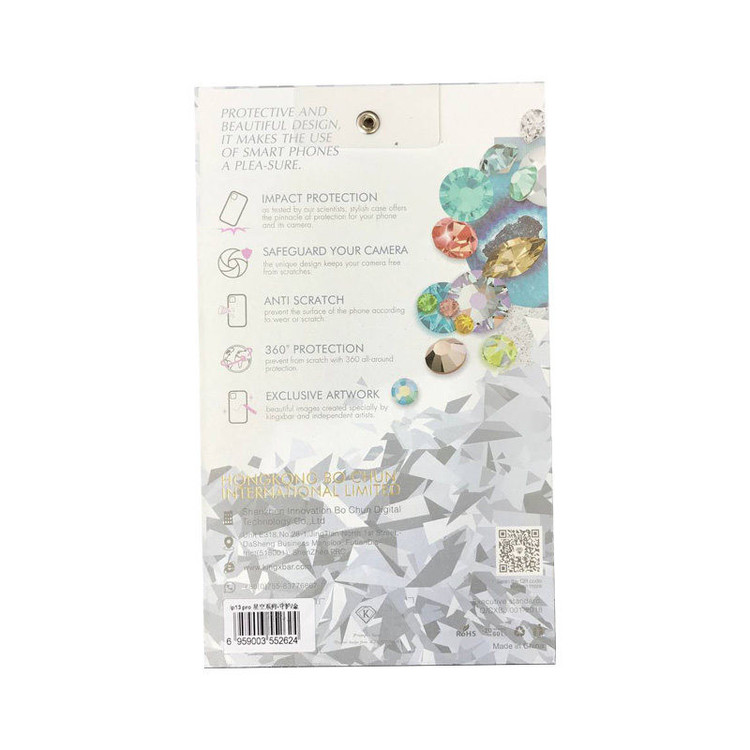 کاور کینگیکس بار مدل luxury crystal swarovski کد013 مناسب برای گوشی موبایل اپل Iphone 13promax