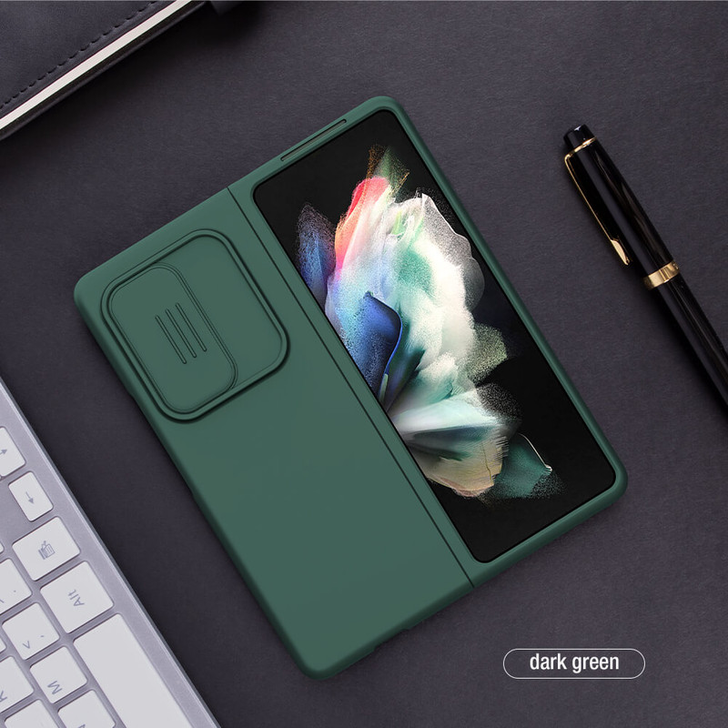 کاور نیلکین مدل CamShield Silky silicon مناسب برای گوشی موبایل سامسونگ Galaxy Z Fold3 5G / W22 5G
