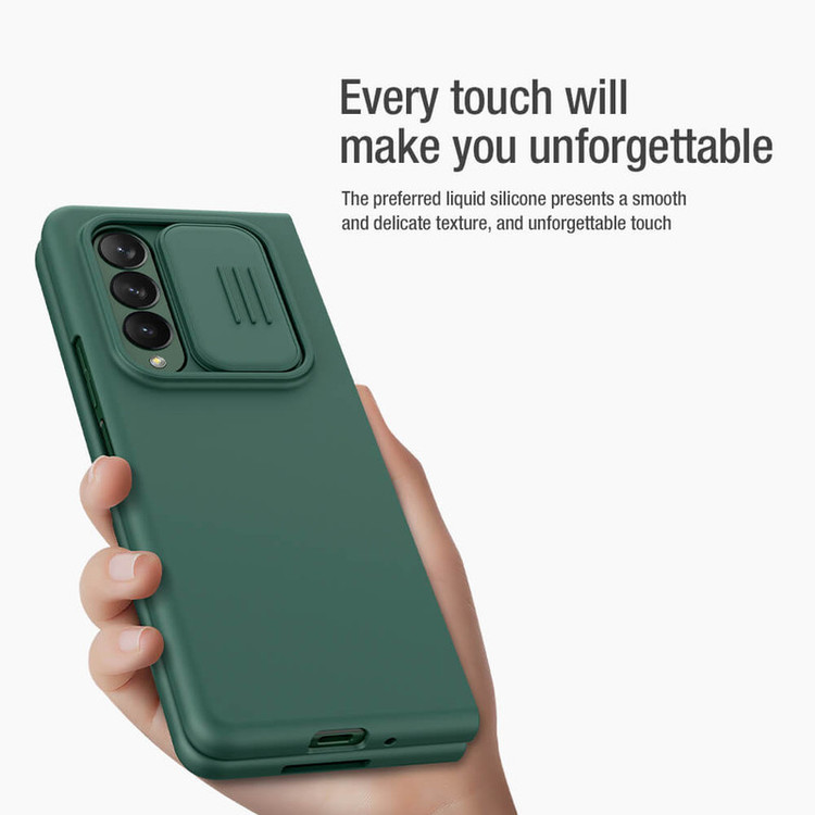 کاور نیلکین مدل CamShield Silky silicon مناسب برای گوشی موبایل سامسونگ Galaxy Z Fold3 5G / W22 5G