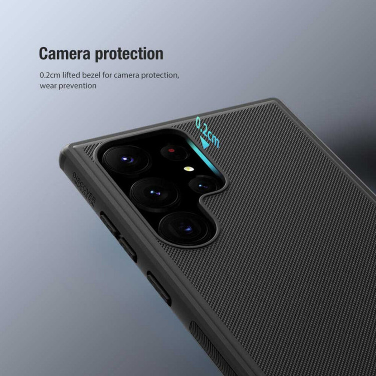 کاور نیلکین مدل Super Frosted Shield Pro Magnetic مناسب برای گوشی موبایل سامسونگ Galaxy S23 Ultra