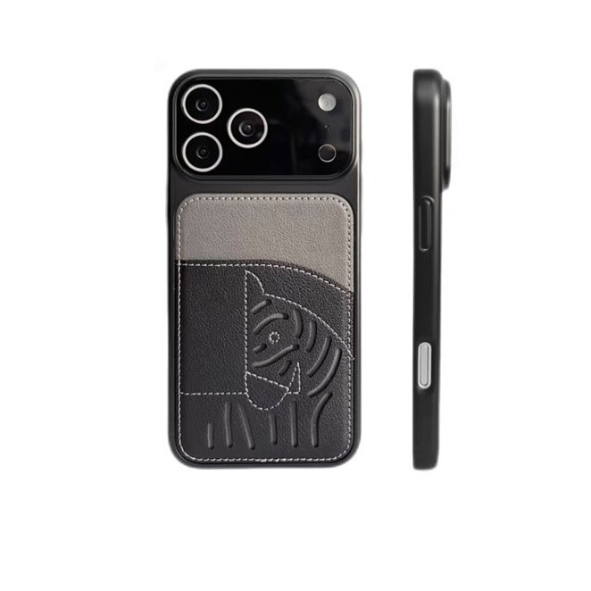 کاور مدل چرم مناسب برای گوشی موبایل اپل iphone 17 pro