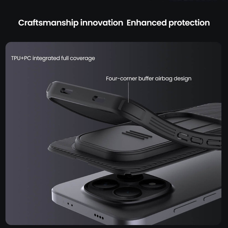 کاور نیلکین مدل Camshield Pro مناسب برای گوشی موبایل شیائومی Redmi Note 15 Pro 5G
