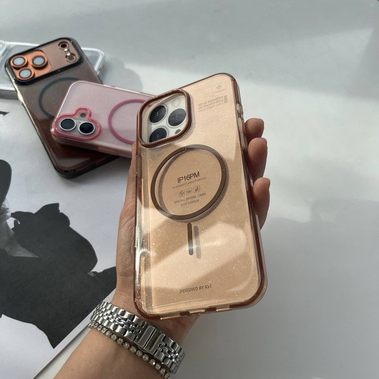 کاور کی اس تی دیزاین مدل شاین مگ سیف مناسب برای گوشی موبایل اپل Iphone 16 pro max