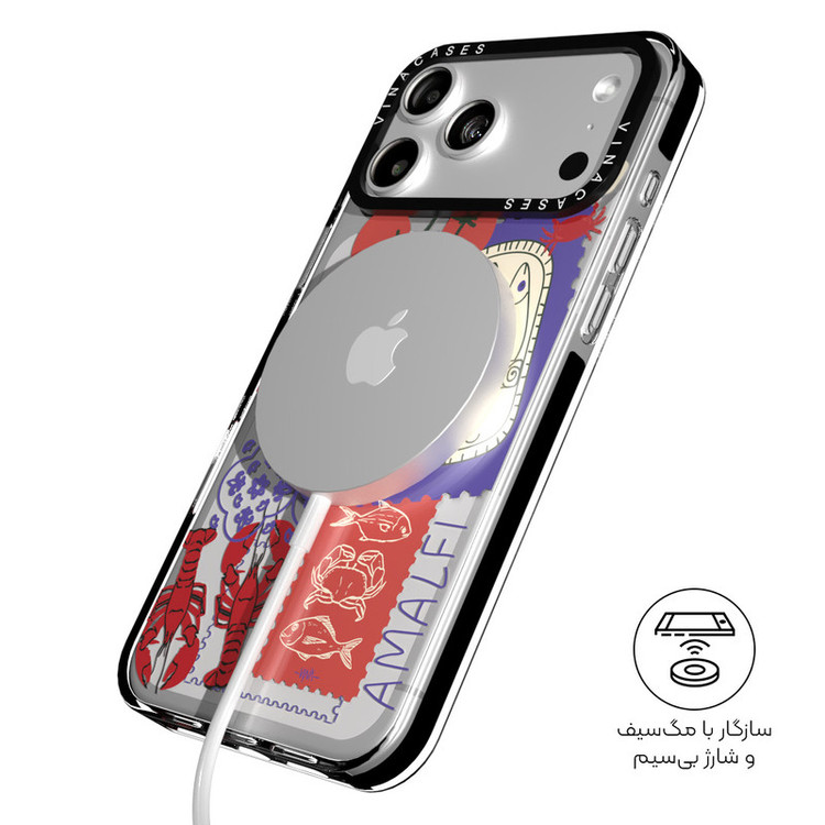 کاور ویناکیسز مدل Tomato MagSafe مناسب برای گوشی موبایل اپل iphone 17 pro