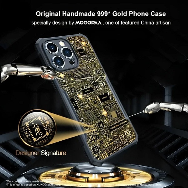 کاور ژاند مدل Gold مناسب برای گوشی موبایل اپل iPhone 13 Pro max