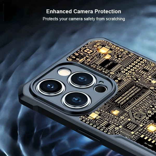 کاور ژاند مدل Gold مناسب برای گوشی موبایل اپل iPhone 13 Pro max