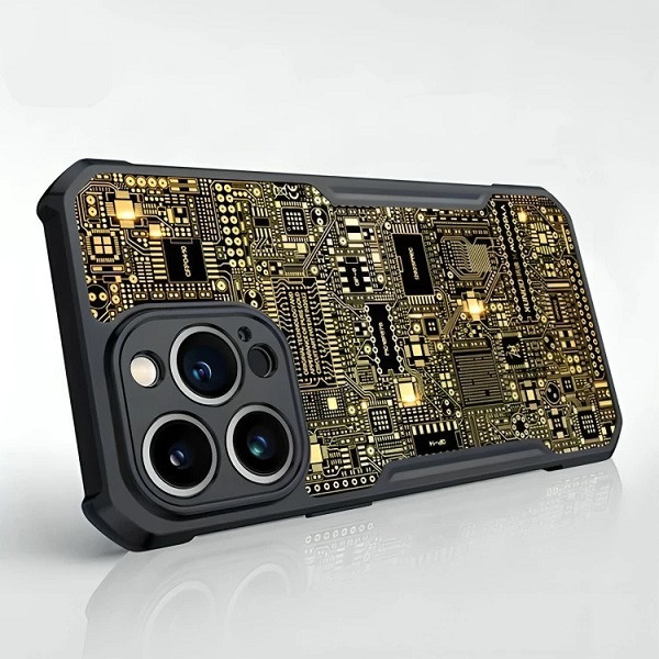 کاور ژاند مدل Gold مناسب برای گوشی موبایل اپل iPhone 13 Pro max
