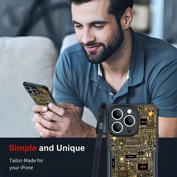 کاور ژاند مدل Gold مناسب برای گوشی موبایل اپل iPhone 13 Pro max