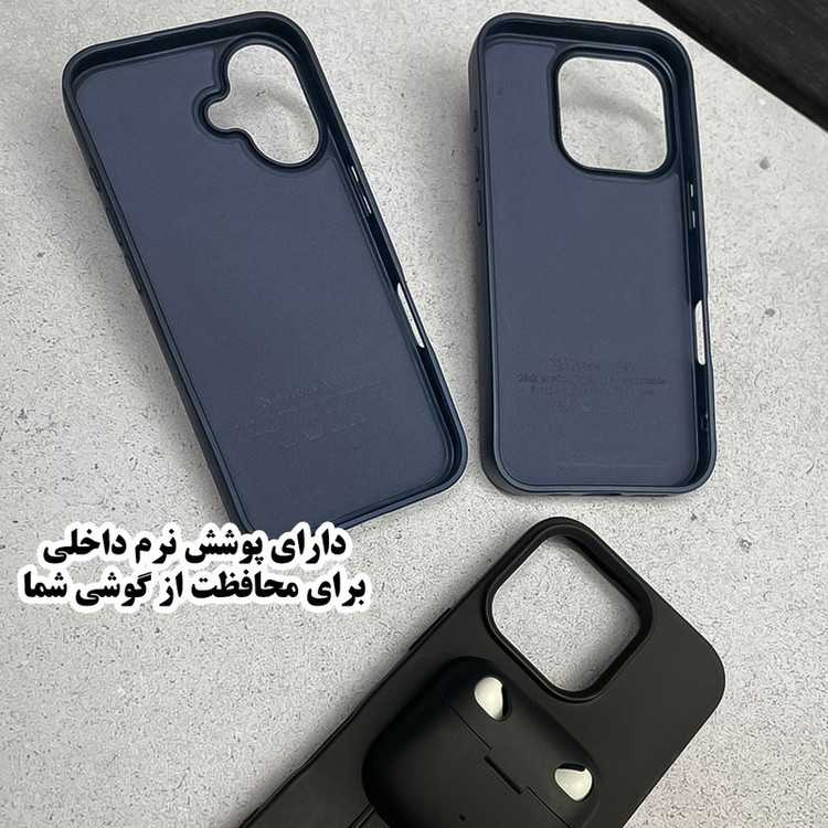 کاور دراپ مدل PODCOV مناسب برای گوشی موبایل سامسونگ Galaxy S24 Ultra به همراه ایرپاد