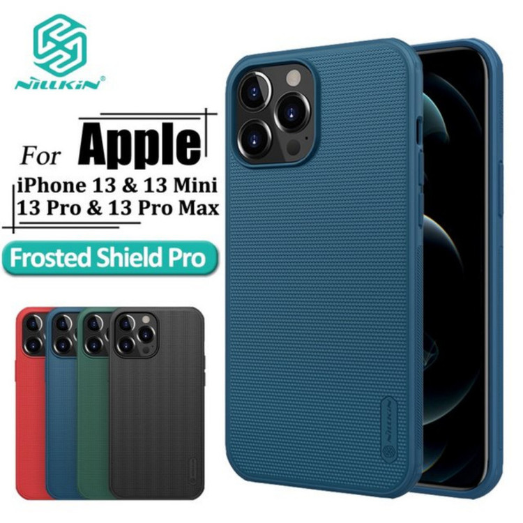 کاور نیلکین مدل Super Frosted Shield Pro مناسب برای گوشی موبایل اپل iPhone 13