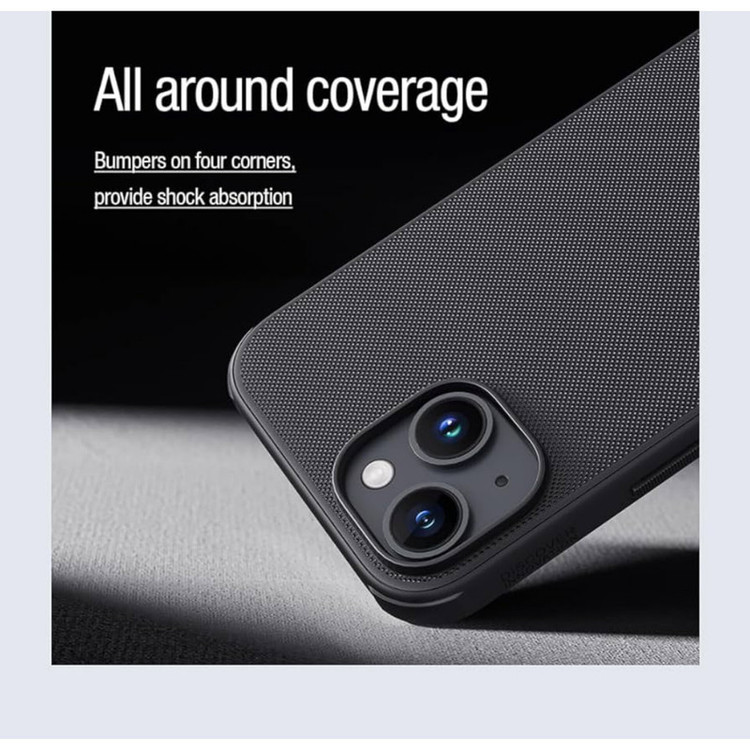 کاور نیلکین مدل Super Frosted Shield Pro مناسب برای گوشی موبایل اپل iPhone 13
